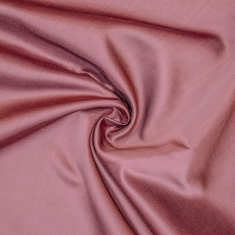Dusty Pink Heavy Satin Fabric by the Yard