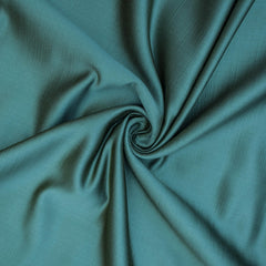 Teal Blue Heavy Satin Fabric by the Yard