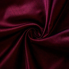 Wine Heavy Satin Fabric by the Yard