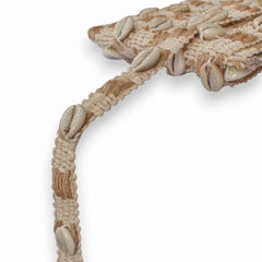 Natural Shell Woven Jute Trim by the Yard, 0.75 Inches (19 mm) Jute Braided Lace Trim, Lace For Curtains