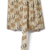 Natural Shell Woven Jute Trim