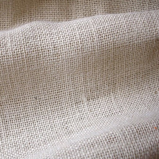 Ivory Burlap Fabric