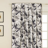 Abstract Triangles Printed Cotton Embroidery Curtain Panels