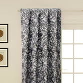 Shades of Gray Tie N Dye Jacquard Weave Curtain Panels