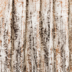 Cream I Love Foil Printed Textured Cotton Curtain Panels