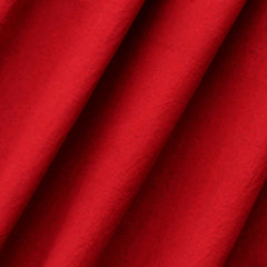 Red Cotton Linen Fabric