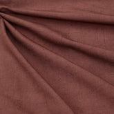 Brown Cotton Linen Fabric