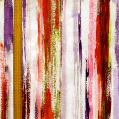 Colorful Stripes Printed Cotton Curtain Panels