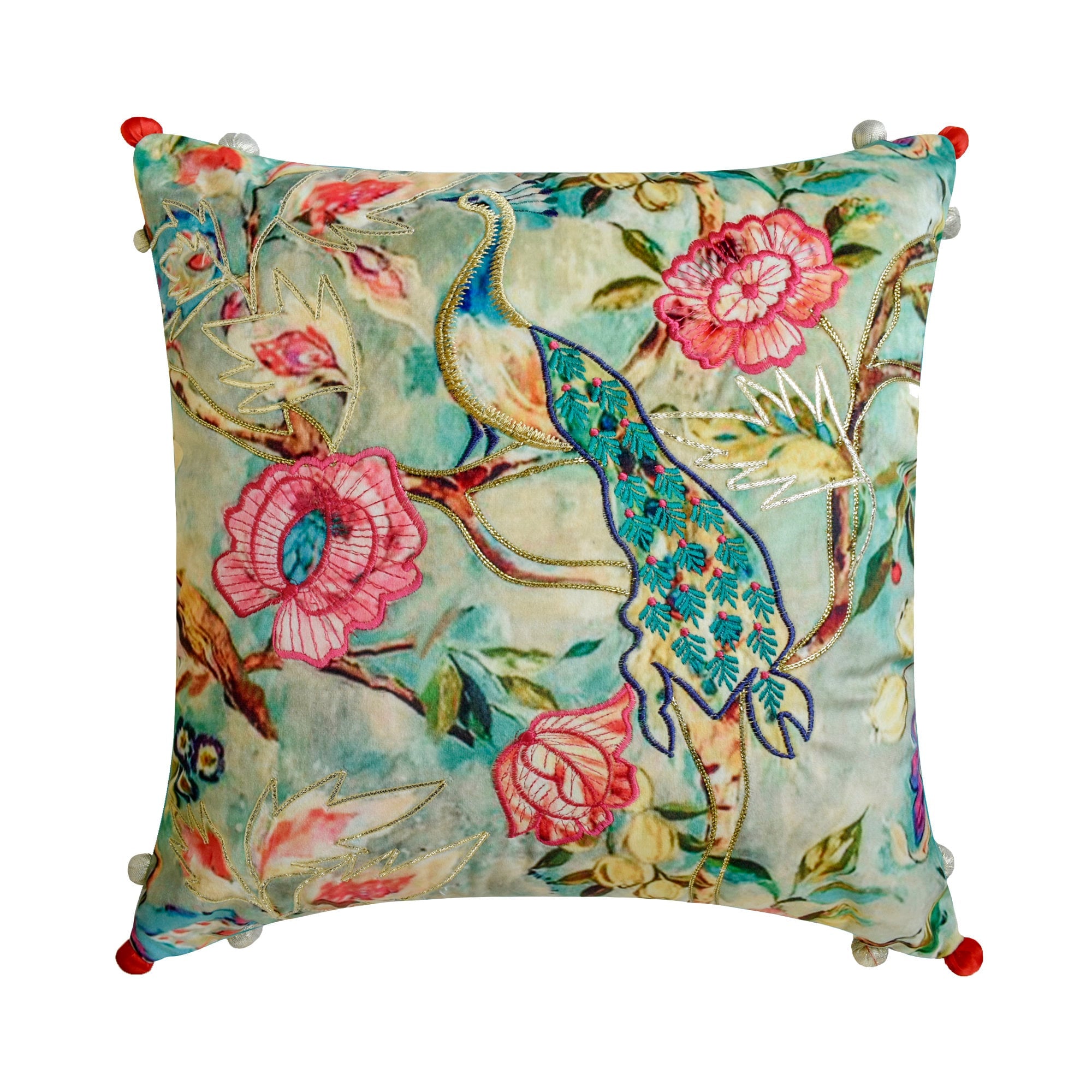 Maurya Elegance Throw Pillow Cover
