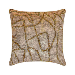 Old World Gold Throw Pillow Cover