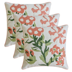 Radiant Parrots - Black Velvet Throw Pillow Cover