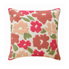 Pink Peony Throw Pillow Cover
