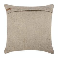 Sea King - Blue Burlap Throw Pillow Cover