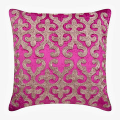 Pink Velvet Throw Pillow Cover Flaming Fuchsia