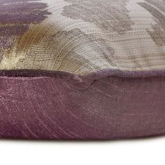 Abstract Therapy - Purple Jacquard Silk Decorative Euro Sham