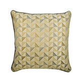 Beige Moire Effects - Beige Silk Throw Pillow Cover
