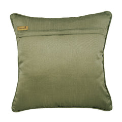 Beige Moire Effects - Beige Silk Decorative Euro Sham