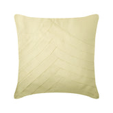 Cream No Limits No Lines - Cream Faux Suede Decorative Euro Sham