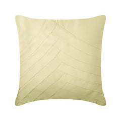 Cream No Limits No Lines - Cream Faux Suede Decorative Euro Sham