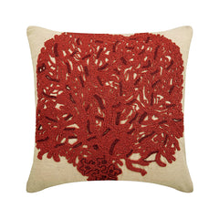 Changing Tree - Natural Beige Cotton Linen Throw Pillow Cover