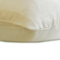 Crystal Clear - Art Silk Ivory Decorative Lumbar Pillow Cover