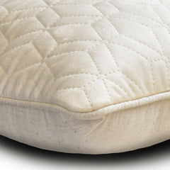 Diamond Ivory - Ivory Velvet Throw Pillow Cover