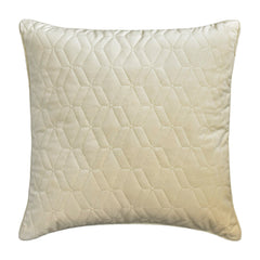 Diamond Ivory - Ivory Velvet Decorative Euro Sham