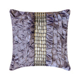 Diamonds N Dreams - Purple Satin Decorative Euro Sham