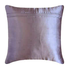 Diamonds N Dreams - Purple Satin Throw Pillow Cover
