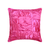 Dreamy Hotty Pink - Hot Pink Satin Decorative Euro Sham