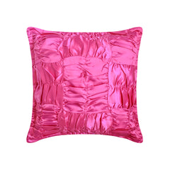 Dreamy Hotty Pink - Hot Pink Satin Decorative Euro Sham