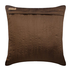 Electric Circle brown Silk Decorative Euro Sham
