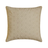 Fresh Linen - Beige Linen Embroidered Decorative Euro Sham