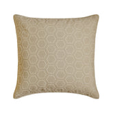 Fresh Linen - Beige Linen Embroidered Throw Pillow Cover