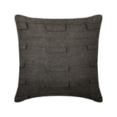 Grey Sophistication - Ash Gray Felt Decorative Euro Sham