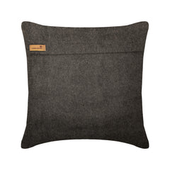 Grey Sophistication - Ash Gray Felt Decorative Euro Sham