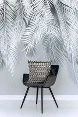 Jewel Sparkler - Grey Velvet Throw Pillow Cover