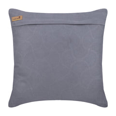 Jute Entangled - Gray Suede Throw Pillow Cover