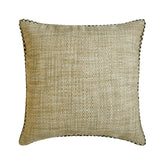 Jute Weave - Beige Jute Throw Pillow Cover