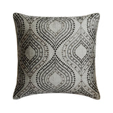 Majestic Glory - Grey Jacquard Decorative Euro Sham