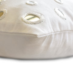 Mirrors - Cotton Canvas White Decorative Standard & King Shams