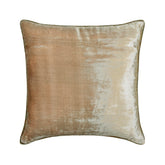 Pearl Shimmer - Pearl Beige Velvet Decorative Euro Sham