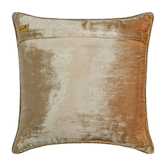 Pearl Shimmer - Pearl Beige Velvet Decorative Euro Sham