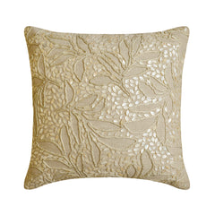 Pearl Divine - Natural Beige Cotton Linen Throw Pillow Cover