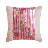 Pink Angel - Pink Art Silk Decorative Euro Sham
