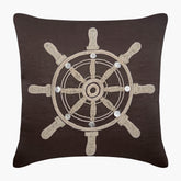 Sailboat Wheel Pillow Cover
