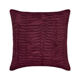 Sangria Wine Wind Folds - Vine Suede Throw Pillow Cover