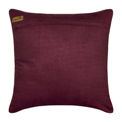 Sangria Wine Wind Folds - Vine Suede Throw Pillow Cover