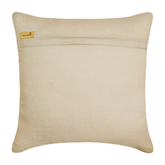 Scallop Shell - Mocha Cotton Linen Throw Pillow Cover