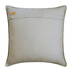 Vanilla Face - Silver Silk Throw Pillow Cover